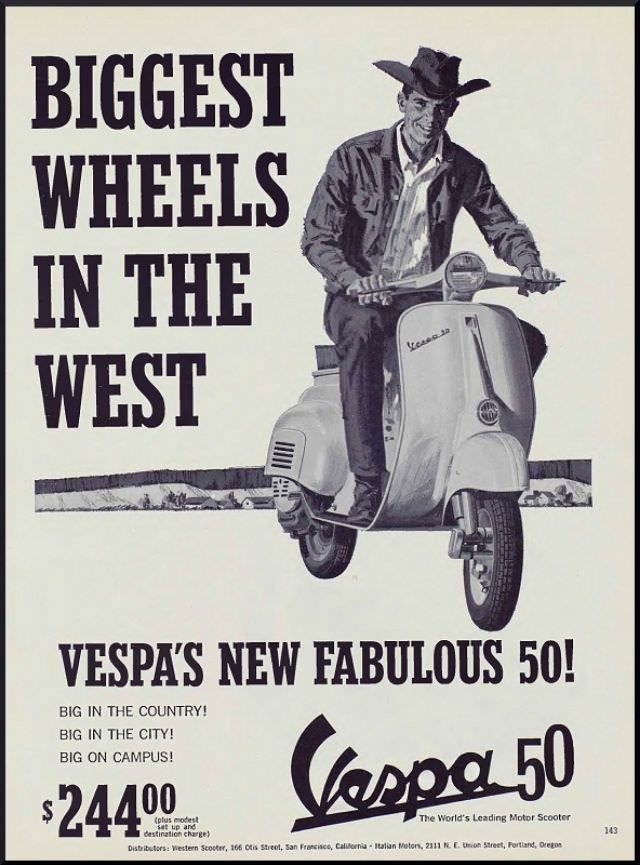 Vintage Vespa Ads and the Celebrities Who Loved Them: A Glimpse into Scooter Glamour