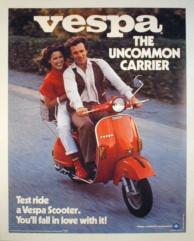 Vintage Vespa Ads and the Celebrities Who Loved Them: A Glimpse into Scooter Glamour