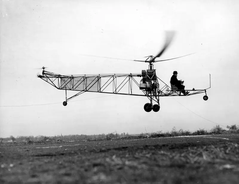 A Look Back at the Vought-Sikorsky VS-300: Pioneering the Skies as the World's First Successful Helicopter