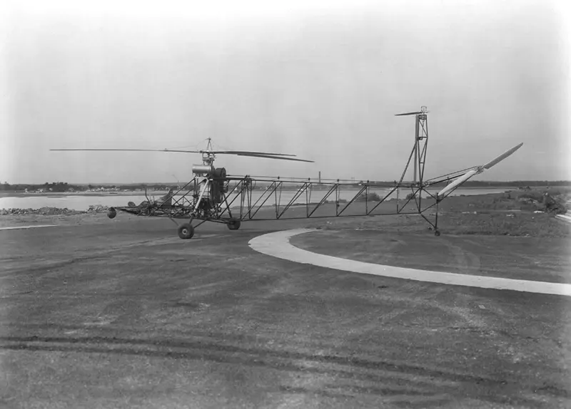 A Look Back at the Vought-Sikorsky VS-300: Pioneering the Skies as the World's First Successful Helicopter