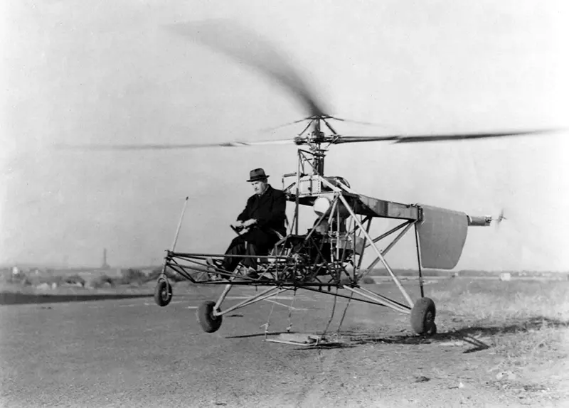 A Look Back at the Vought-Sikorsky VS-300: Pioneering the Skies as the World's First Successful Helicopter