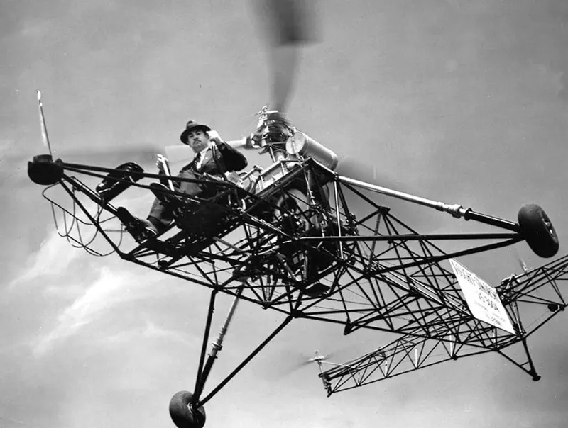 A Look Back at the Vought-Sikorsky VS-300: Pioneering the Skies as the World's First Successful Helicopter