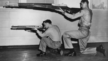 Marines massive guns 1956