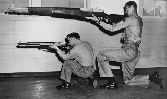 Marines massive guns 1956