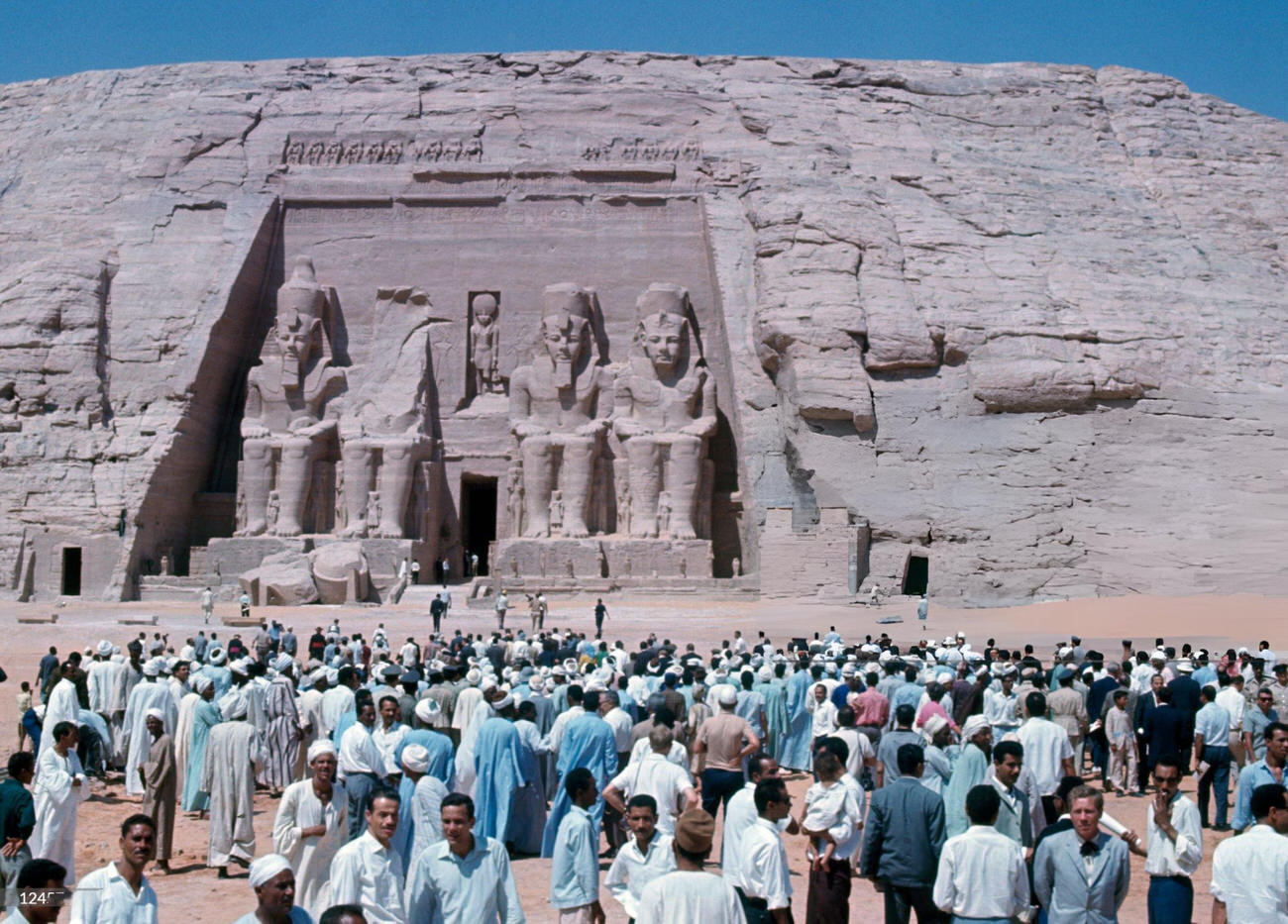 The 1967 celebration of Abu Simbel's temple relocation