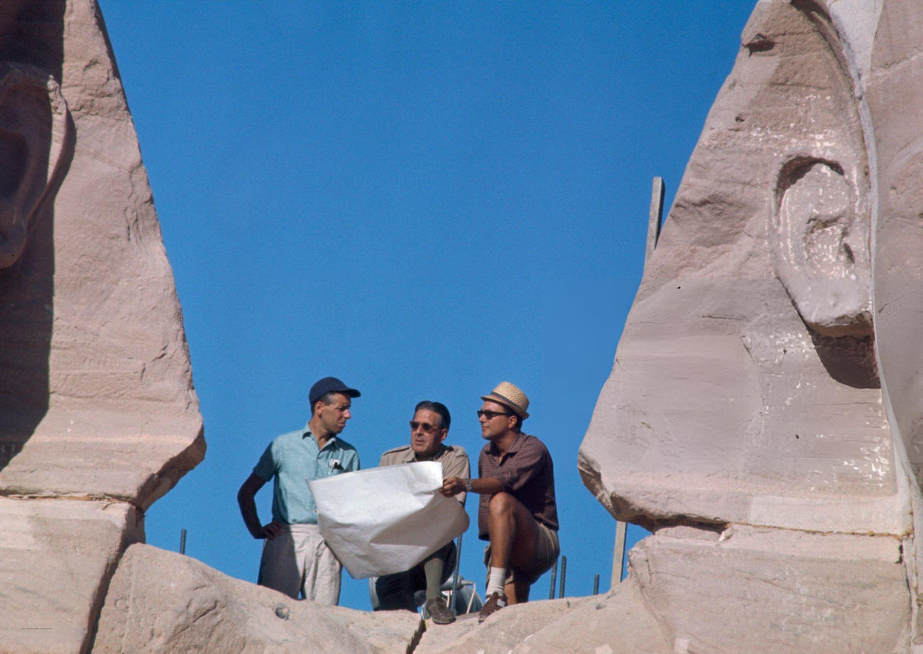 The relocation of Abu Simbel's ancient temple in 1967