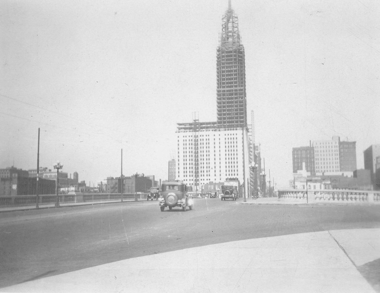 AIU Citadel under construction on Broad Street, 1926.