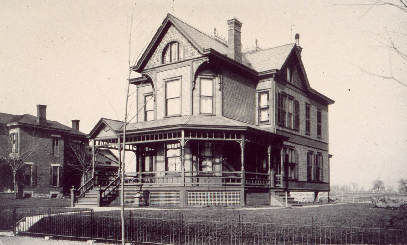 Residence of Allen G. Thurman, built around 1885, Queen Anne Style, 1889.