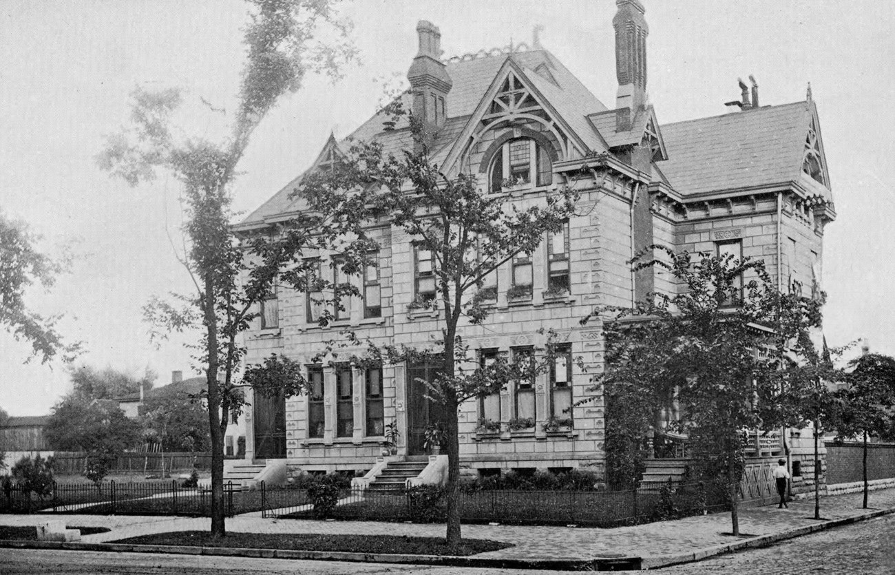 Allen G. Thurman's home, built around 1885, Queen Anne Style, 1892.