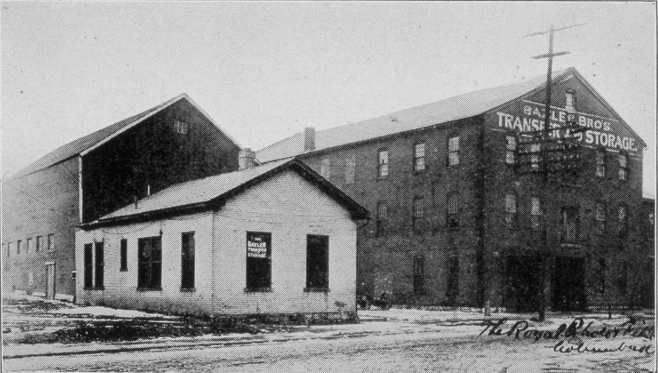 Bazler Transfer and Storage Company, operated as a livery and then a transfer and storage firm, 1915.