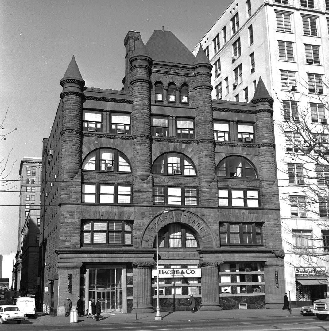 Board of Trade Building, black and white image featuring the building's exterior, 1969.