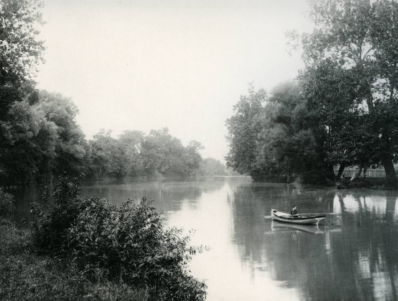 Boater on the Olentangy River, 1897