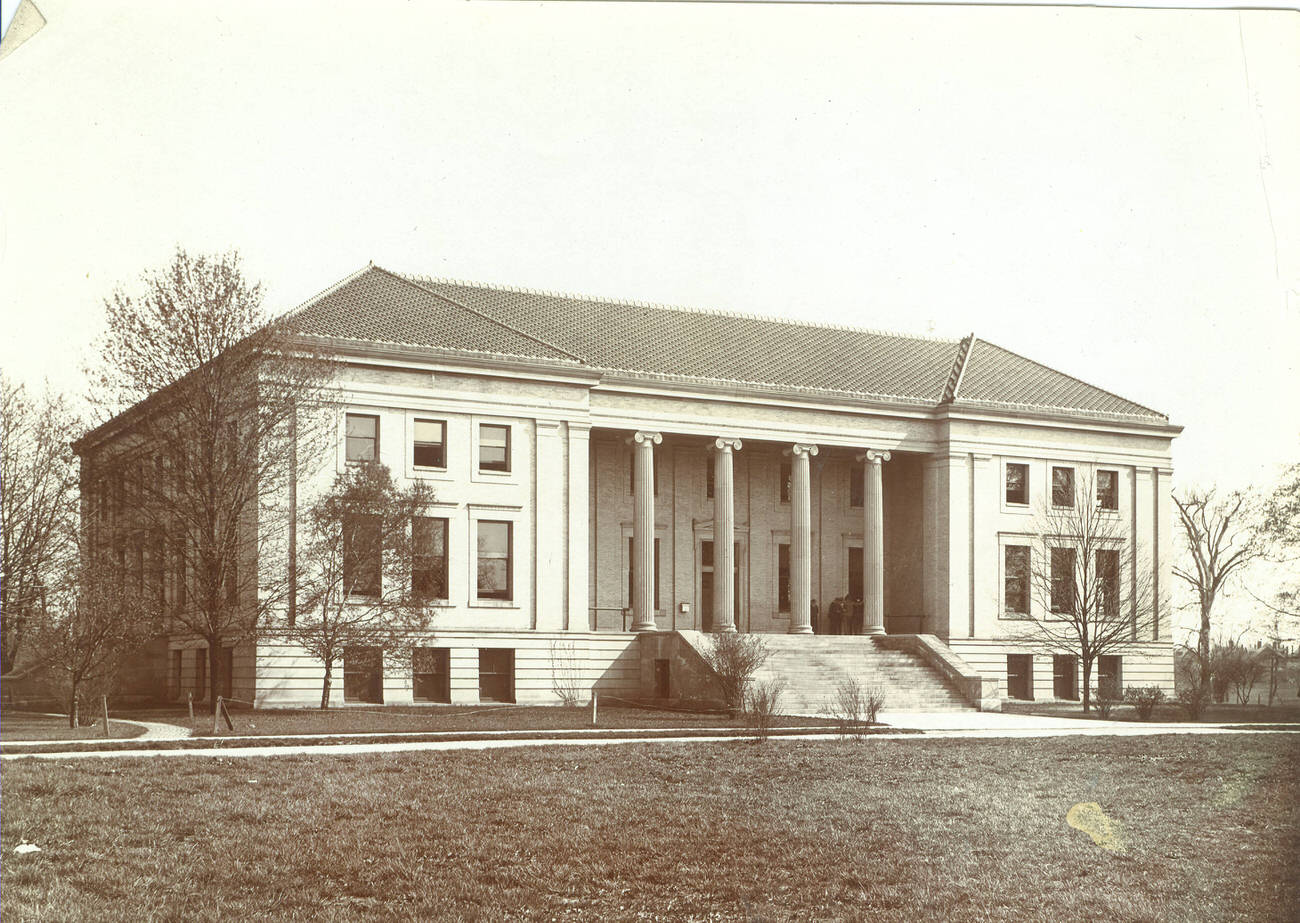 Page Hall, old College of Business at Ohio State University, now houses John Glenn School of Public Affairs, built in 1903, renovated in 2004, 1903.