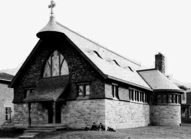 Church of the Good Shepherd, first services held April 10, 1887, Circa 1889.