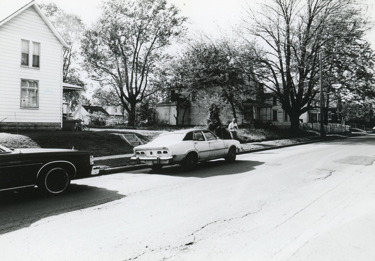 127 S. Highland Ave. in Hilltop, demolished between 2009 and 2011, captured for the Greater Hilltop Area Commission's neighborhood guide, 1980s