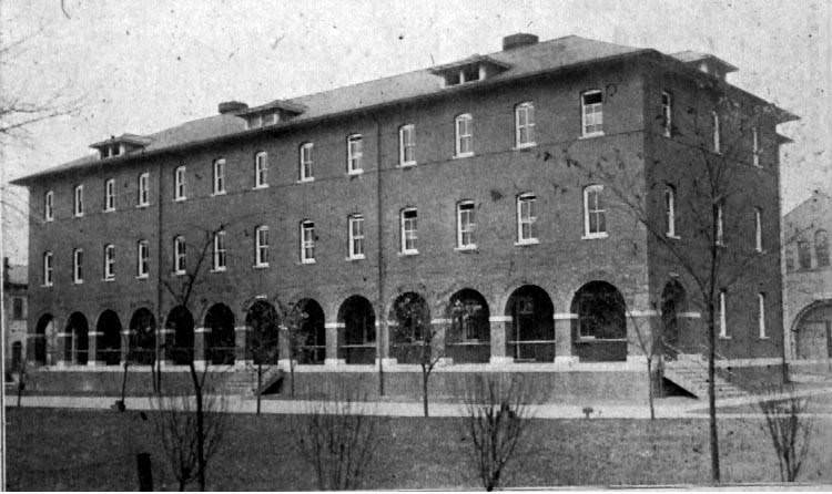 12th Company headquarters at Fort Hayes barracks in Columbus, Ohio, 1910s