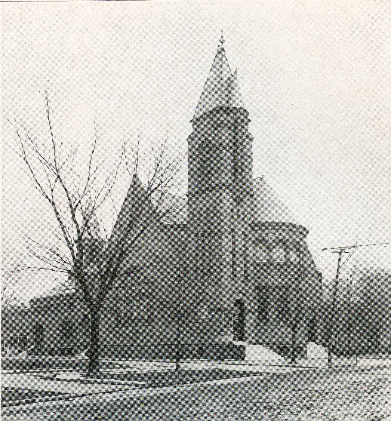 Broad Street Presbyterian Church, exterior view, 1915