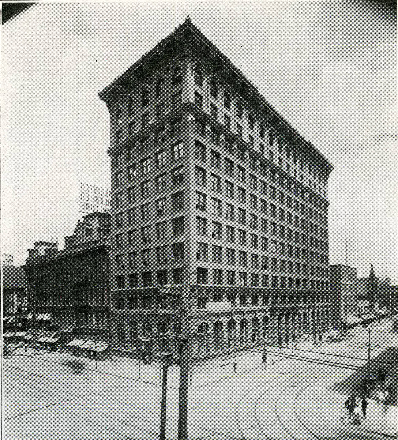 Northeast view of Columbus Savings and Trust Company, also known as Ferris Building, 1909