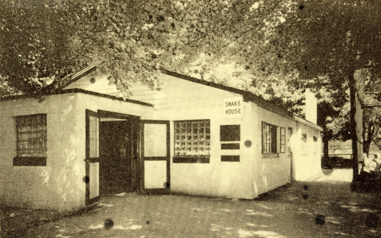 Snake House at the Columbus Zoo, 1953.