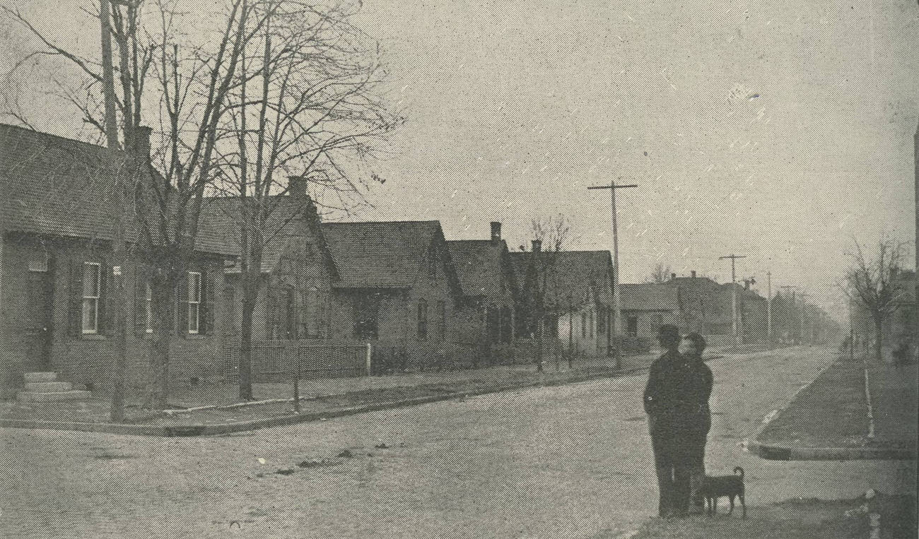 Corner of City Park Ave and Lansing St, Columbus, in 1898