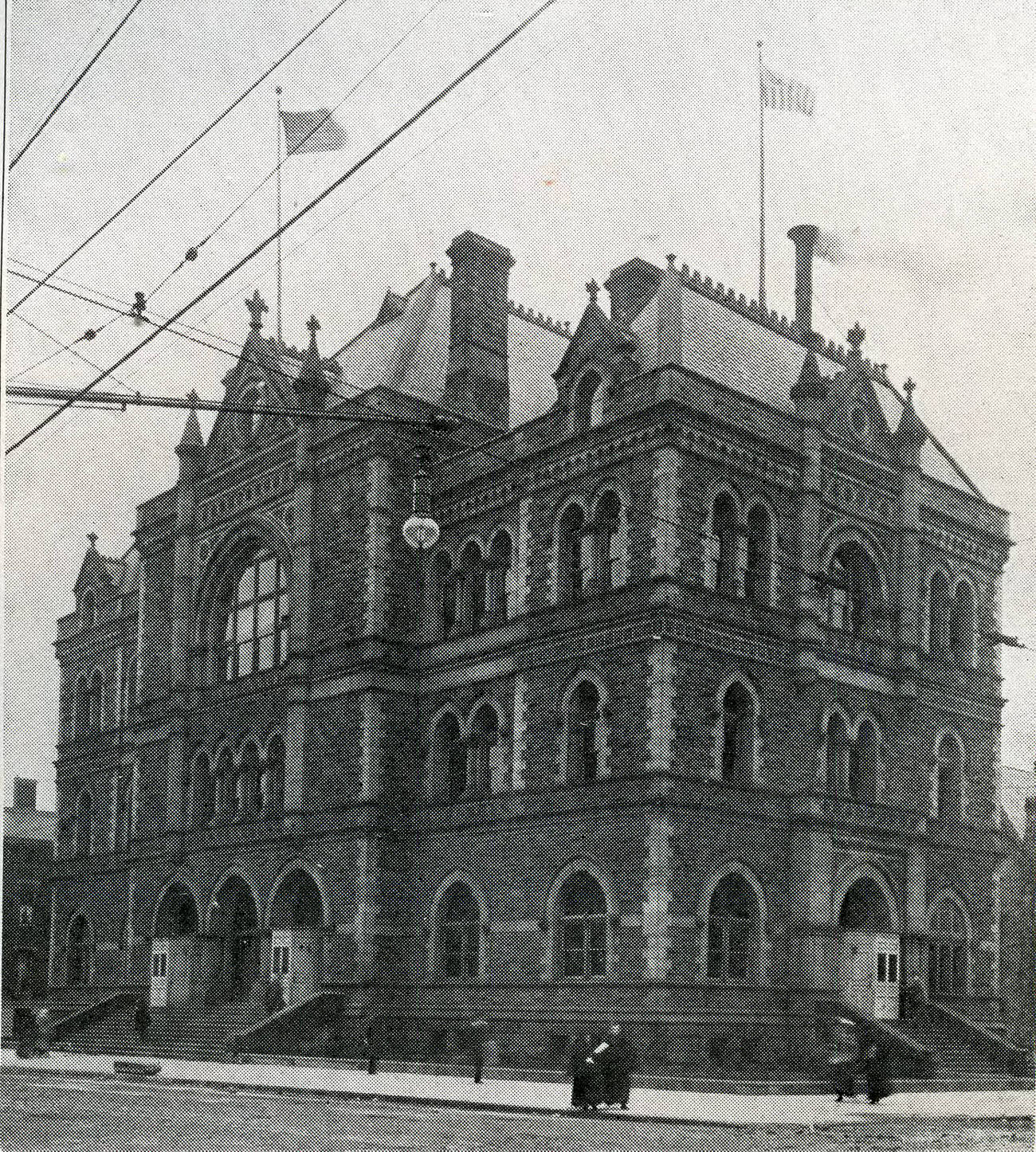 Building housing Customs, Post Office, United States Court and Pension Building, Columbus, 1909.