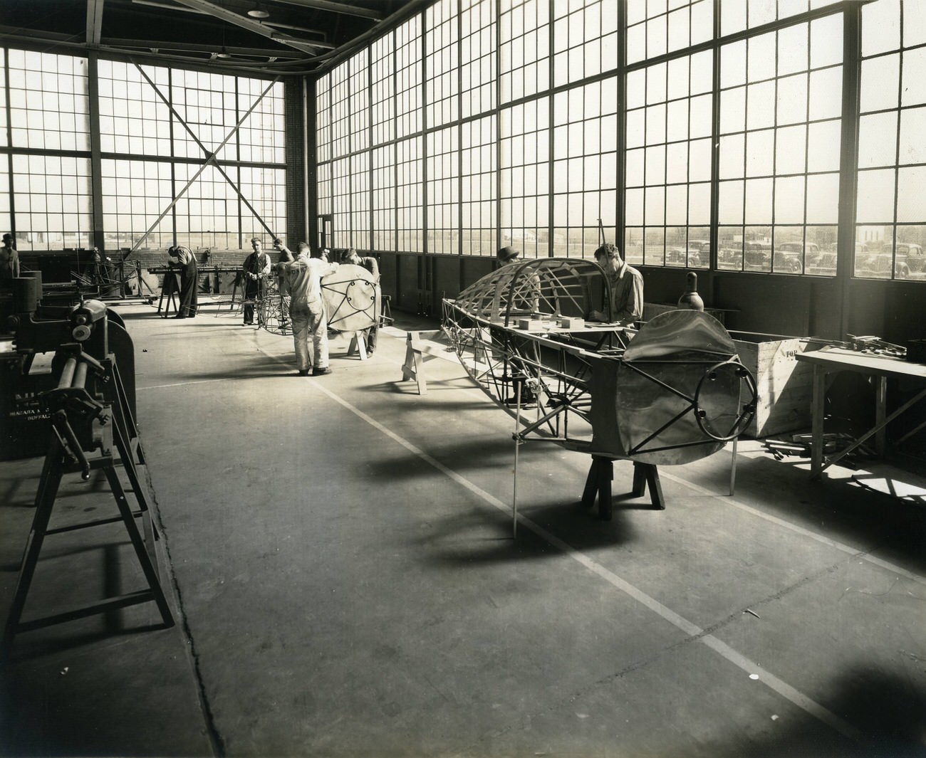 Dart Airplane Manufacturing in Columbus, 1938