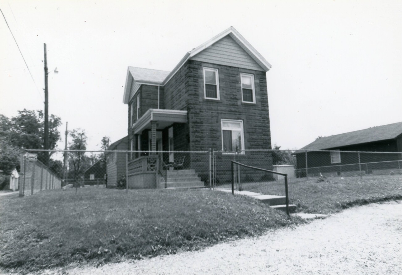 2160 Springmont Avenue in Hilltop, part of the Greater Hilltop Area Commission's project, 1980s.