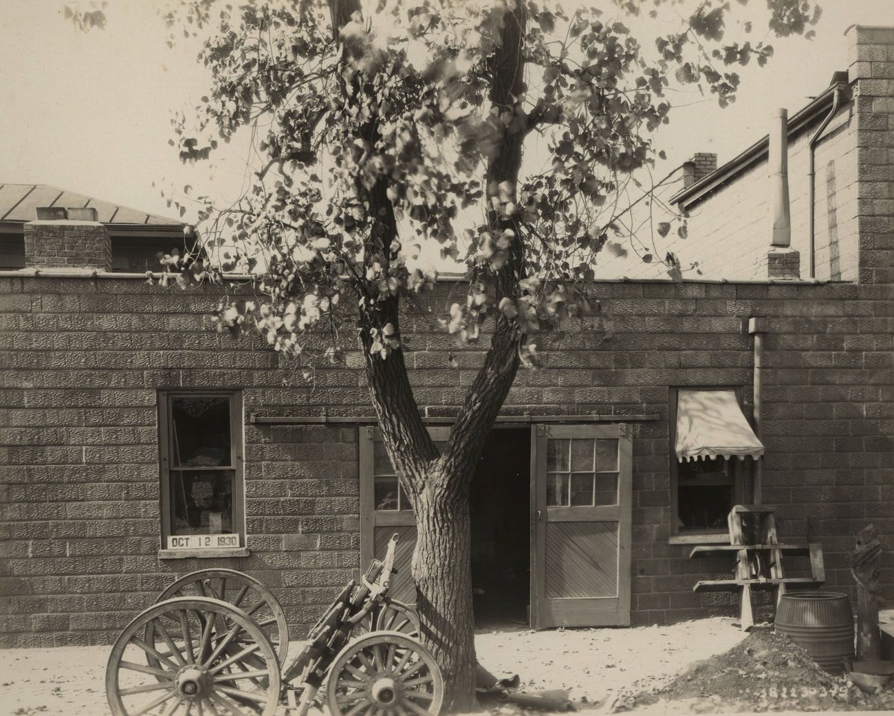 Ferrier shop at the corner of Randolph and Water Streets, October 12, 1930.