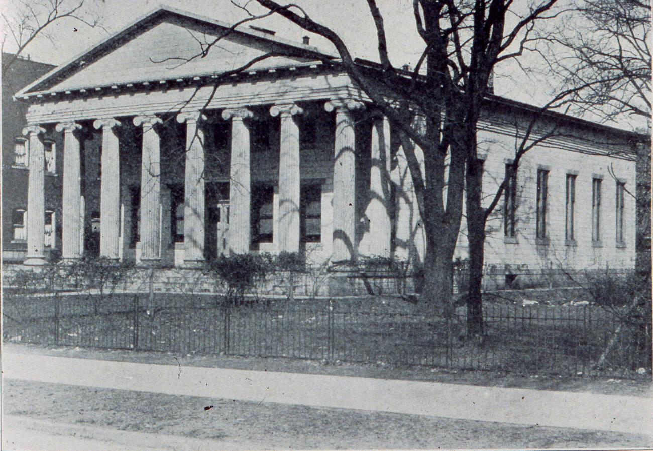 First Church of Christ Scientist building, established in 1896 and completed in 1903, Circa 1909.