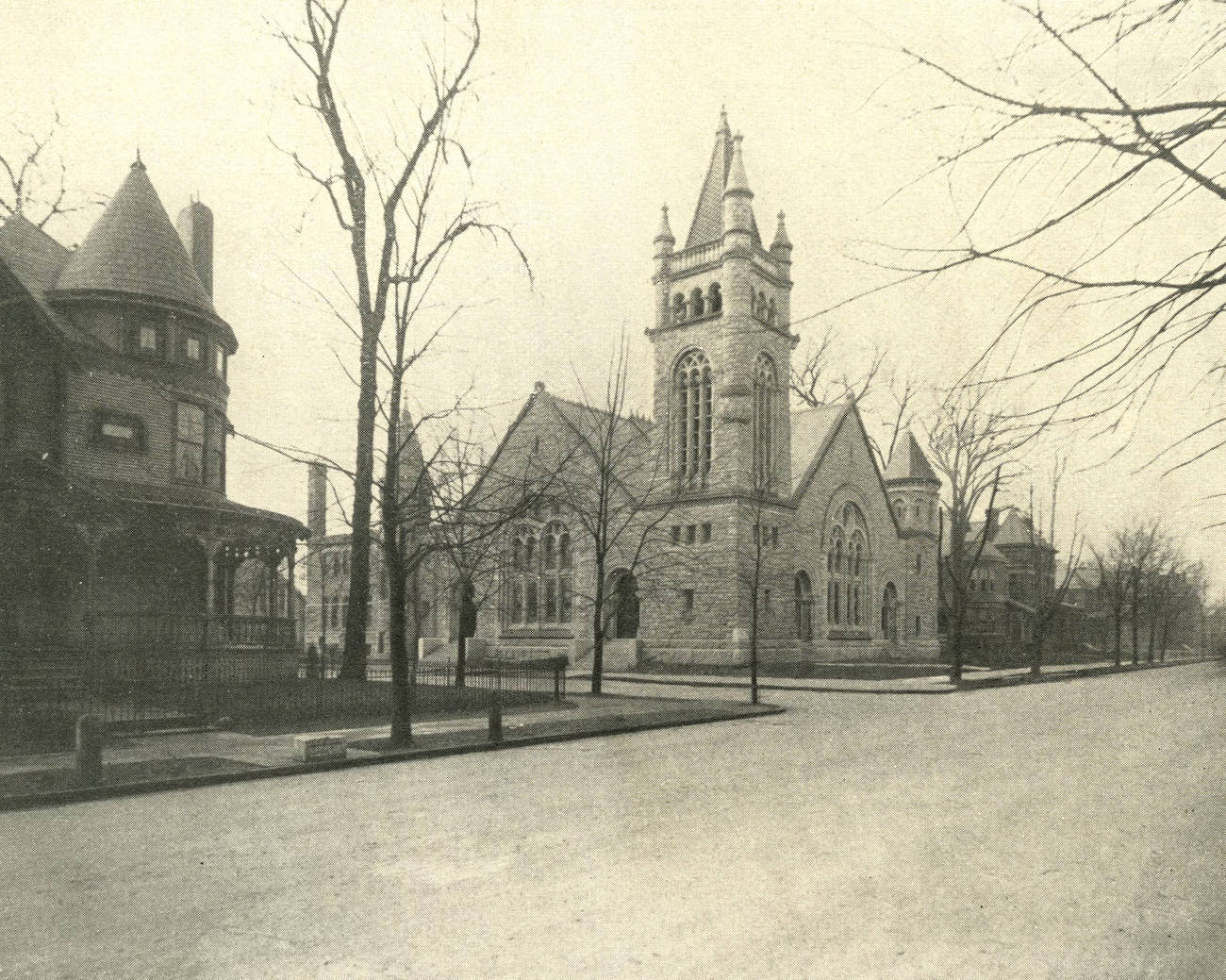 First Methodist Church, dedicated in 1900, later First African Methodist Episcopal Zion Church, Circa 1901.