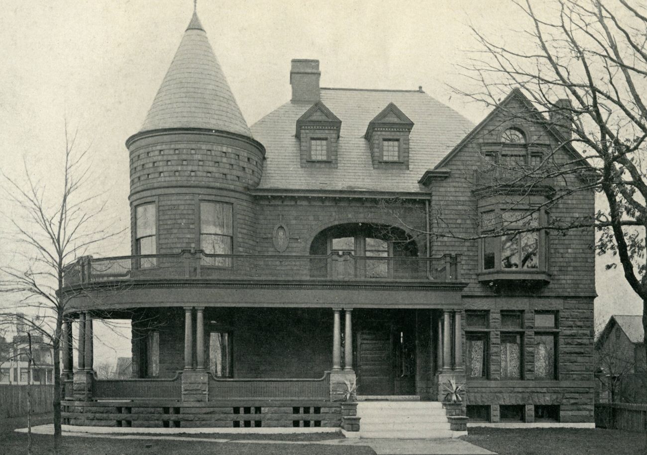 Frank L. Hughes family home, Vice-President of Buckeye Buggy Company, 1890s