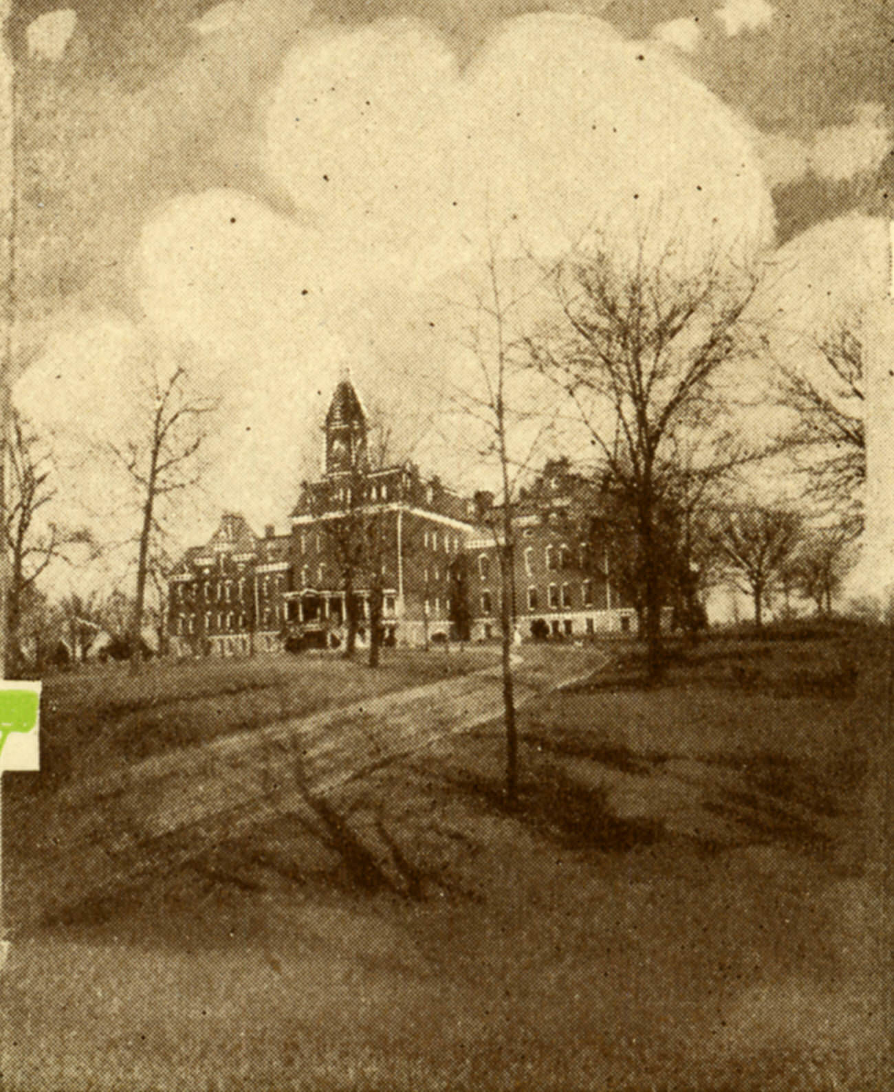 Franklin County Children's Home, built in 1880 and demolished in 1955, Circa 1915.