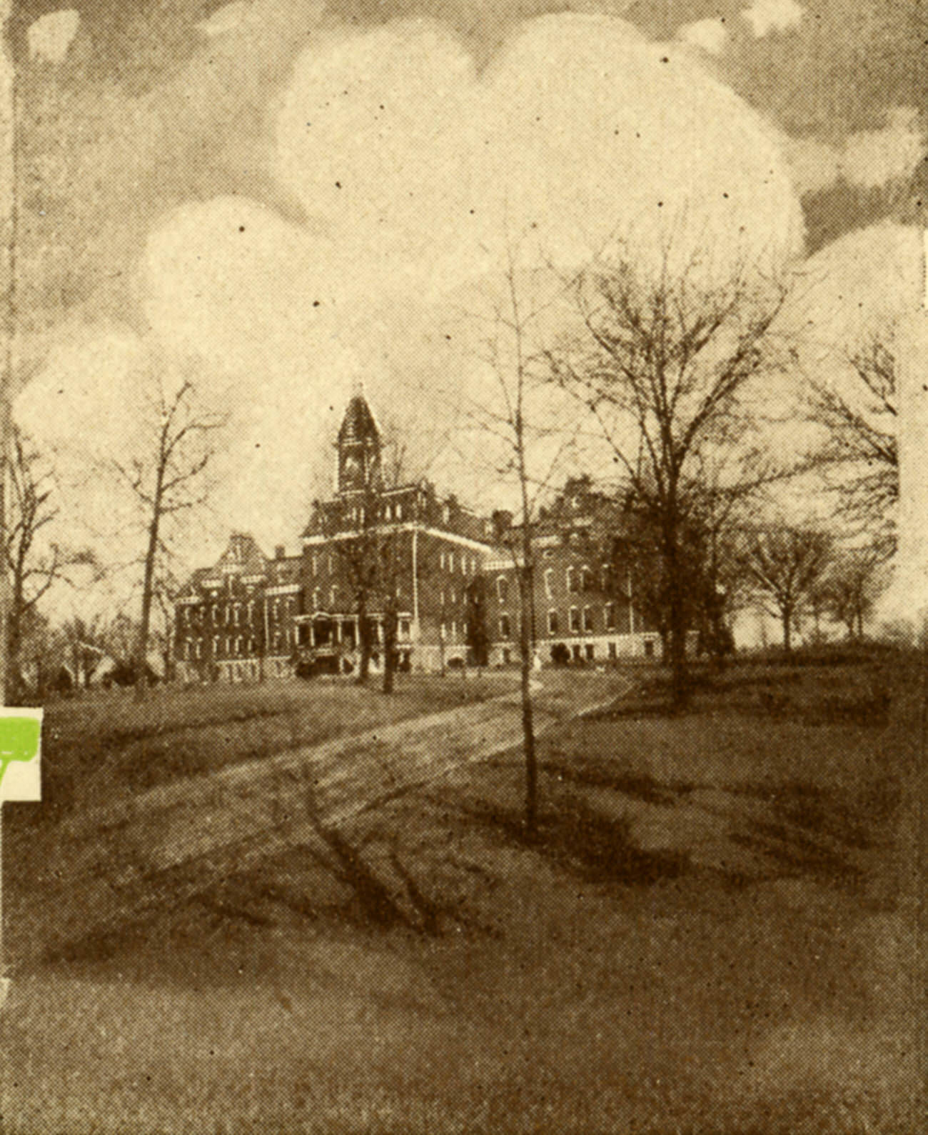 Franklin County Children's Home, built in 1880 and demolished in 1955, Circa 1915.