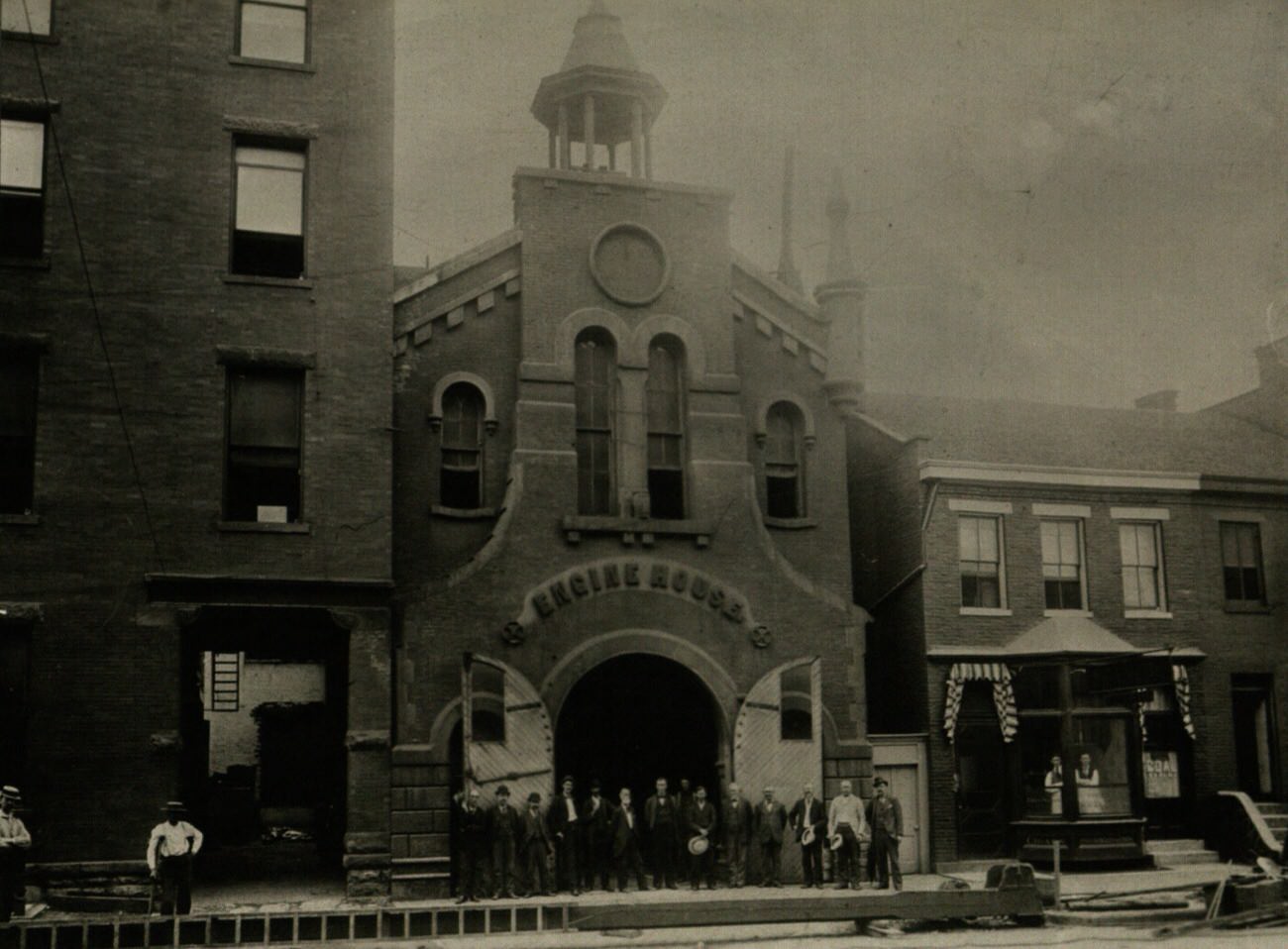 Gay Street Engine House, original No. 1 House, built in 1854, used until 1892.