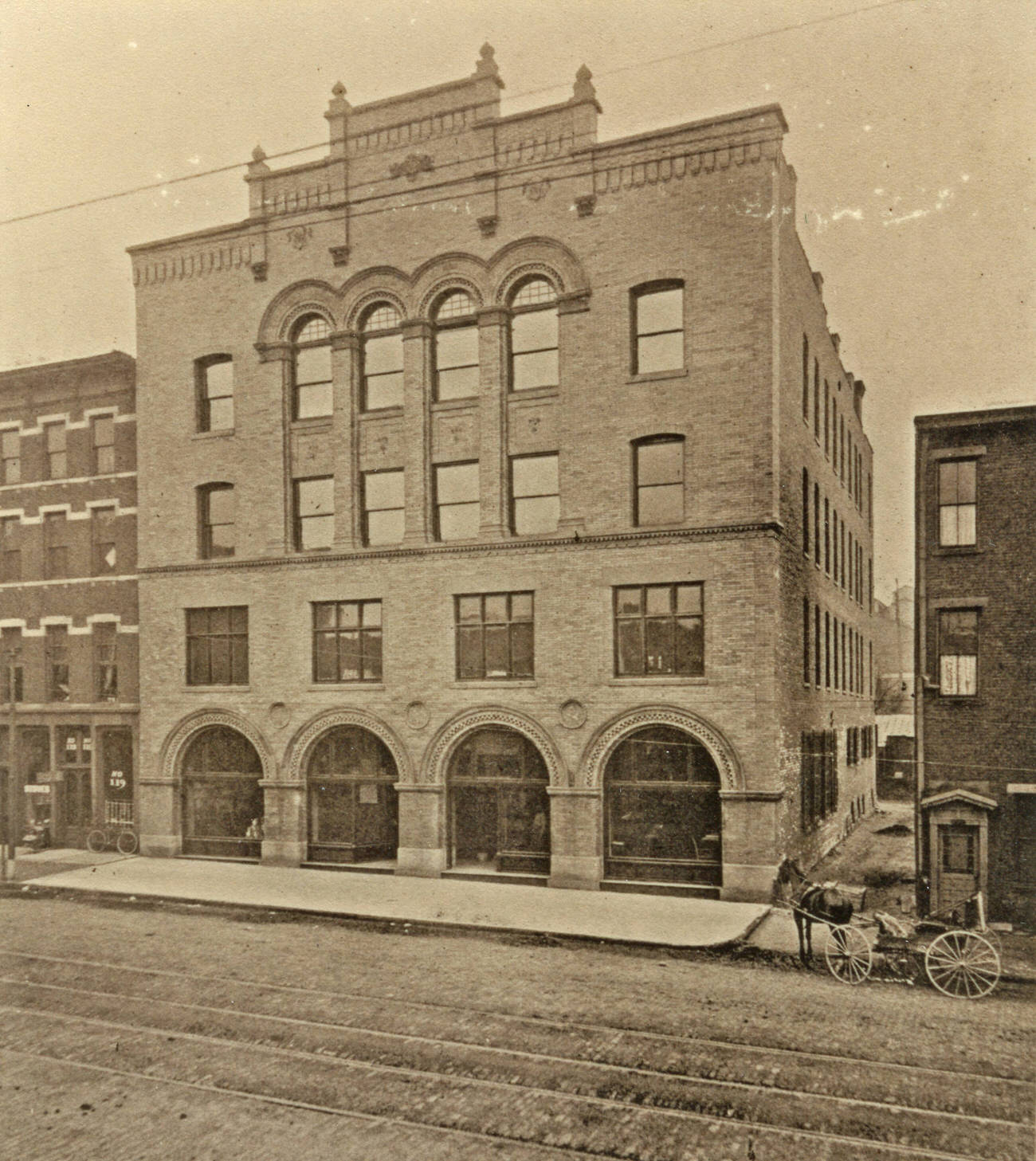 Hanna Paint Company, James B. Hanna as president, Circa 1897.