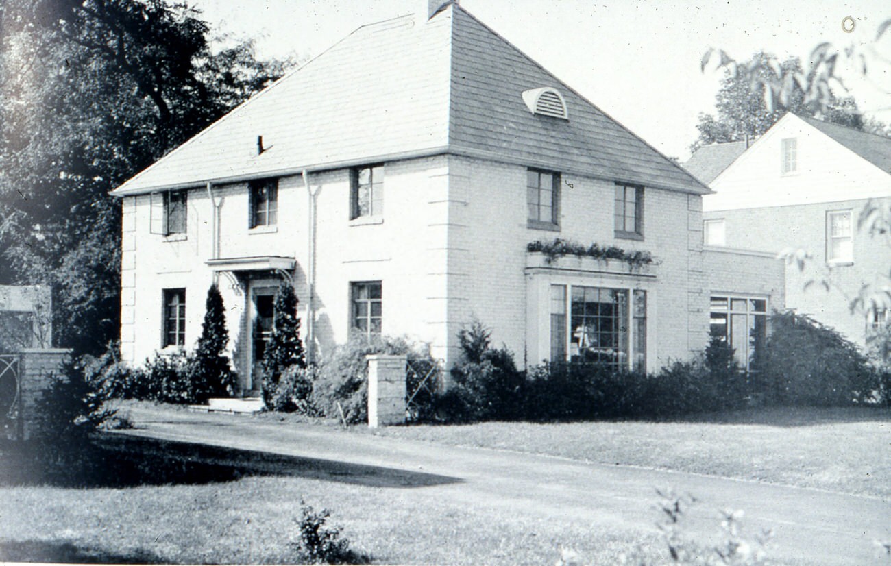 Harry T. Roderick house, Columbus architect, 1948.
