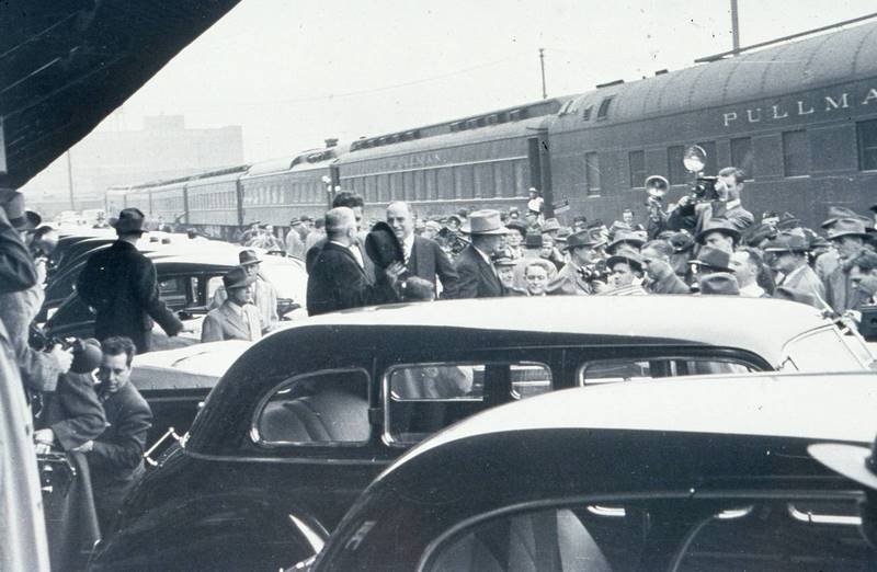 President Harry S. Truman's visit to Columbus, Ohio, March 6, 1946.