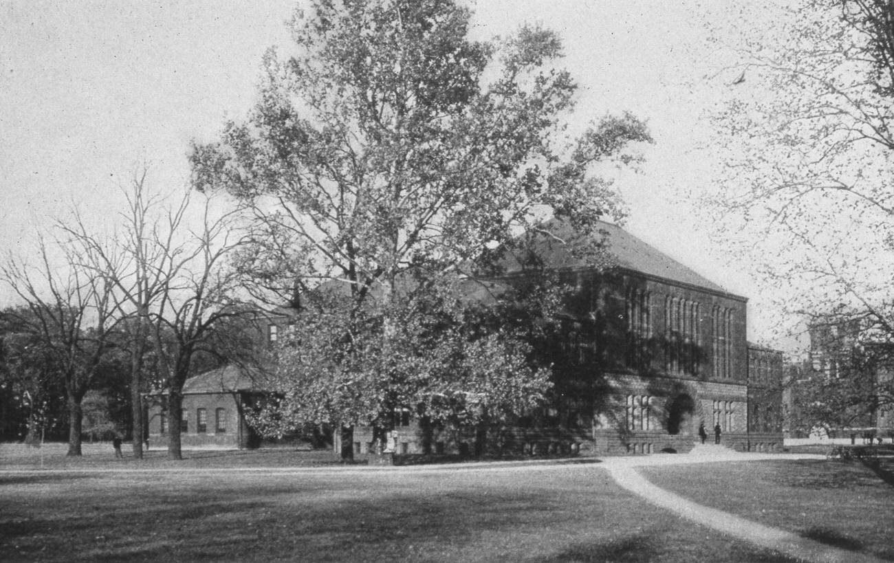 Hayes Hall at The Ohio State University, built in 1893, named after Rutherford B. Hayes, 1903.