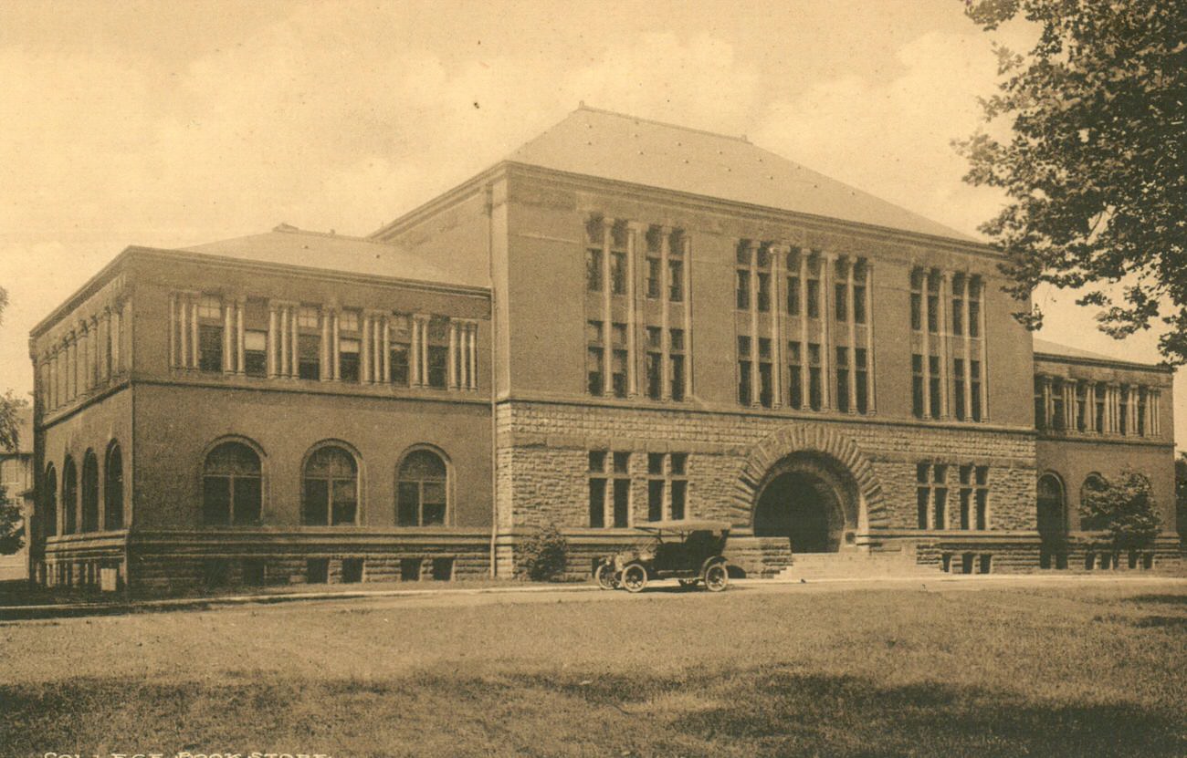 Hayes Hall at The Ohio State University, designed by architect Frank Packard, completed in 1892.