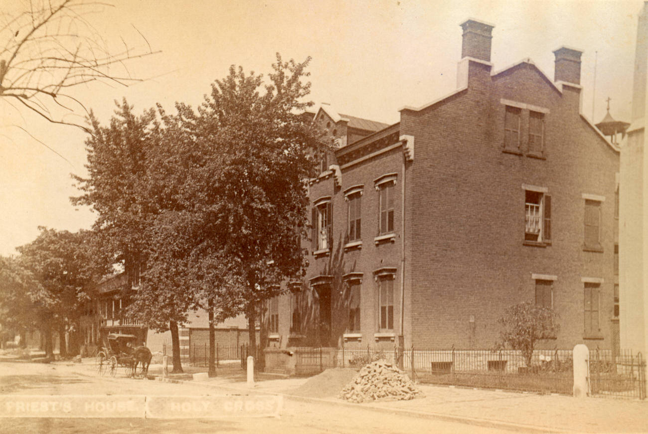 Residence of the Holy Cross Church priests, 1891.