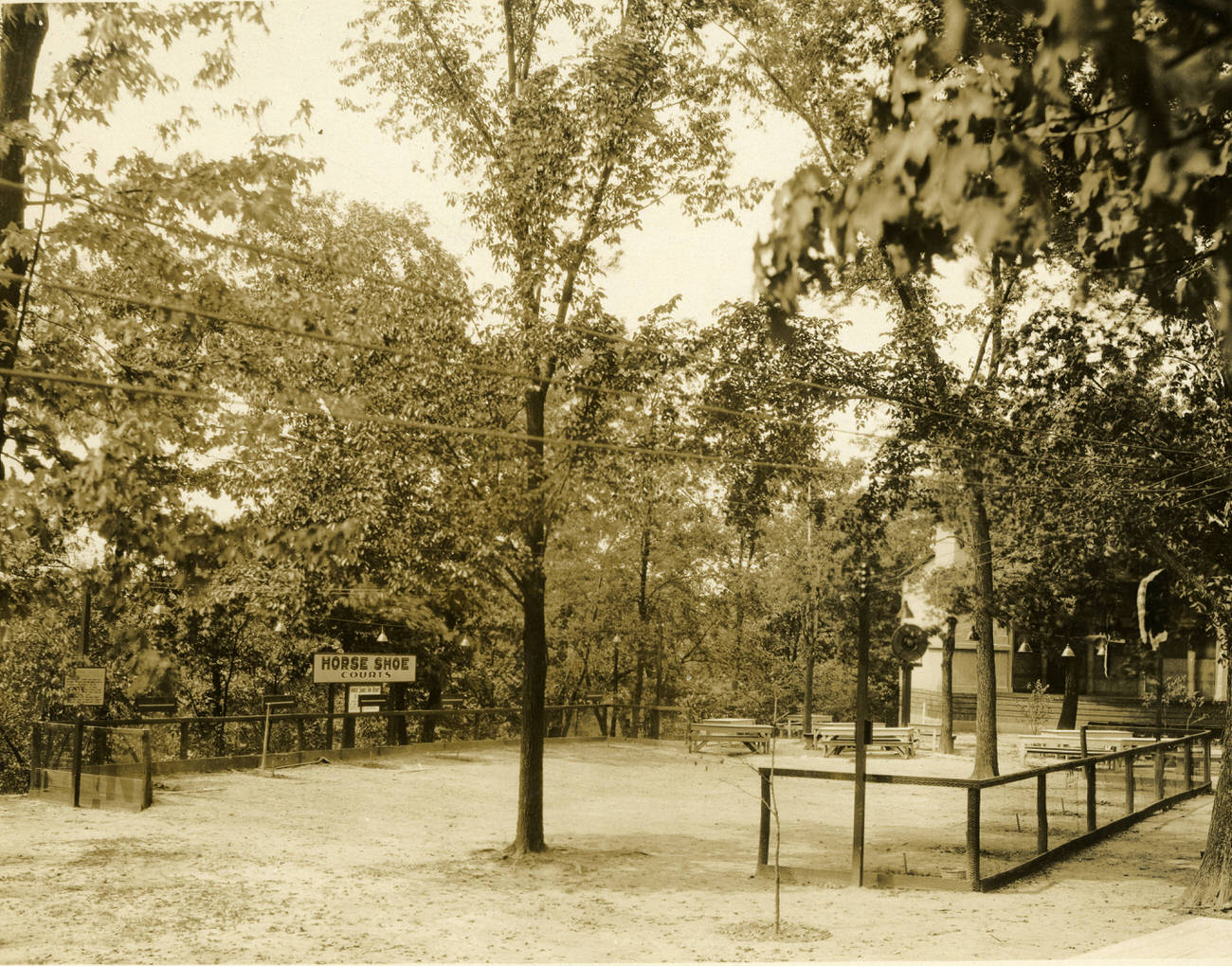 Horseshoe Pits at Olentangy Park, Clintonville, Columbus, 1910s