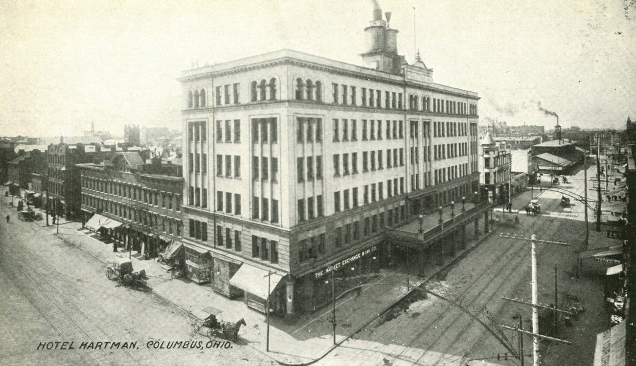 Hotel Hartman, Columbus, Ohio, 425 South 4th Street, 1880s