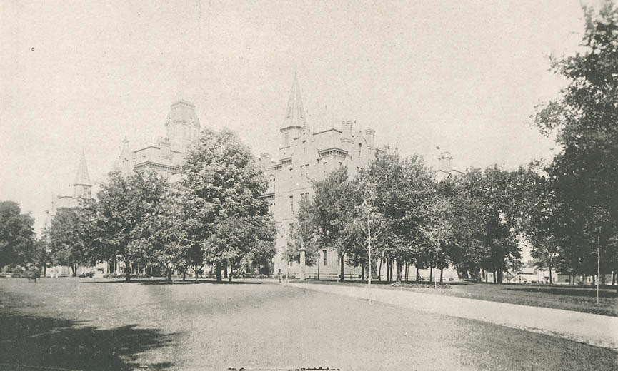 Views of the Institution for the Education of the Blind, also known as the Ohio State School for the Blind, 1908