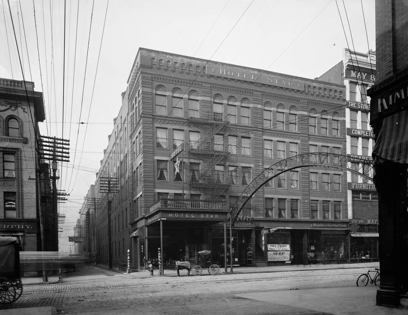 Hotel Star, Columbus, Ohio, 1900s