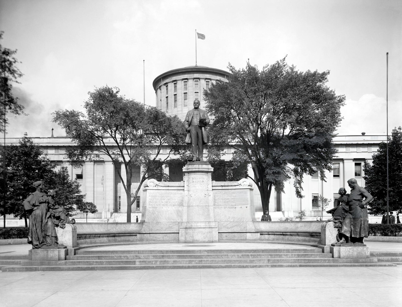 William McKinley's Monument on Capitol Grounds, Columbus, Ohio, 1910