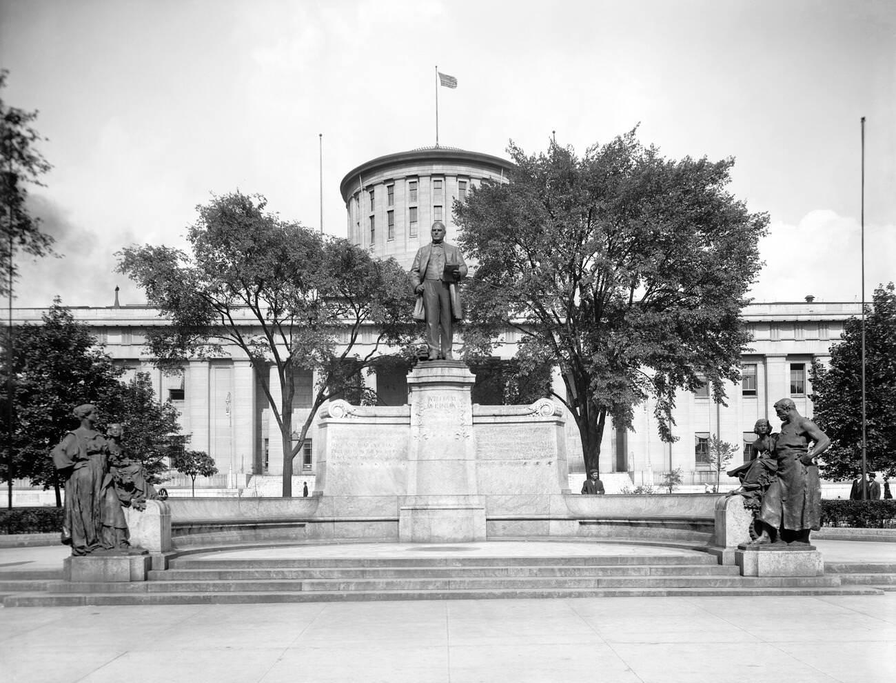 William McKinley's Monument, Capitol Grounds, Columbus, 1910