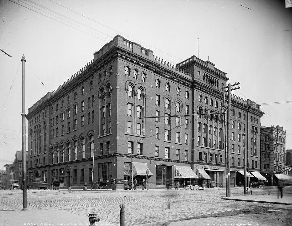Great Southern Hotel in Columbus, Ohio, 1906.