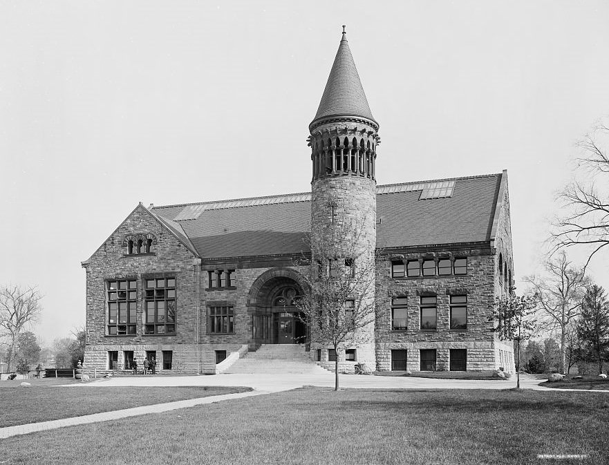 Orton Hall Library at Ohio State University, Columbus, Ohio, 1906.