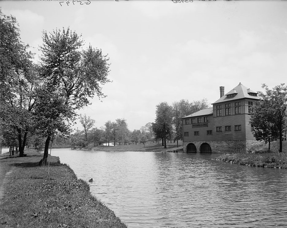 The Lake in Goodale Park, Columbus, Ohio, 1900s