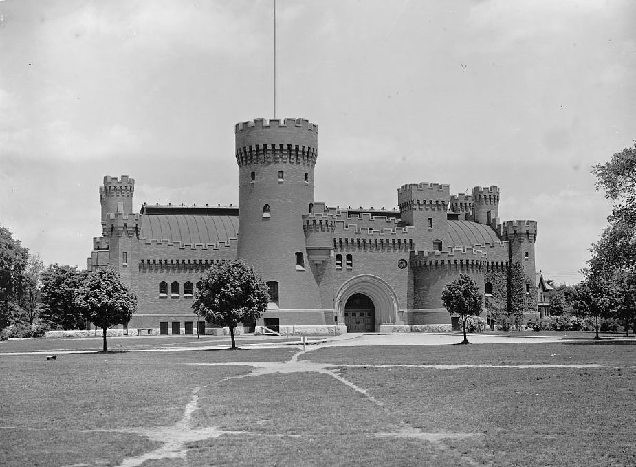 The armory at Ohio State University, Columbus, Ohio, 1900s